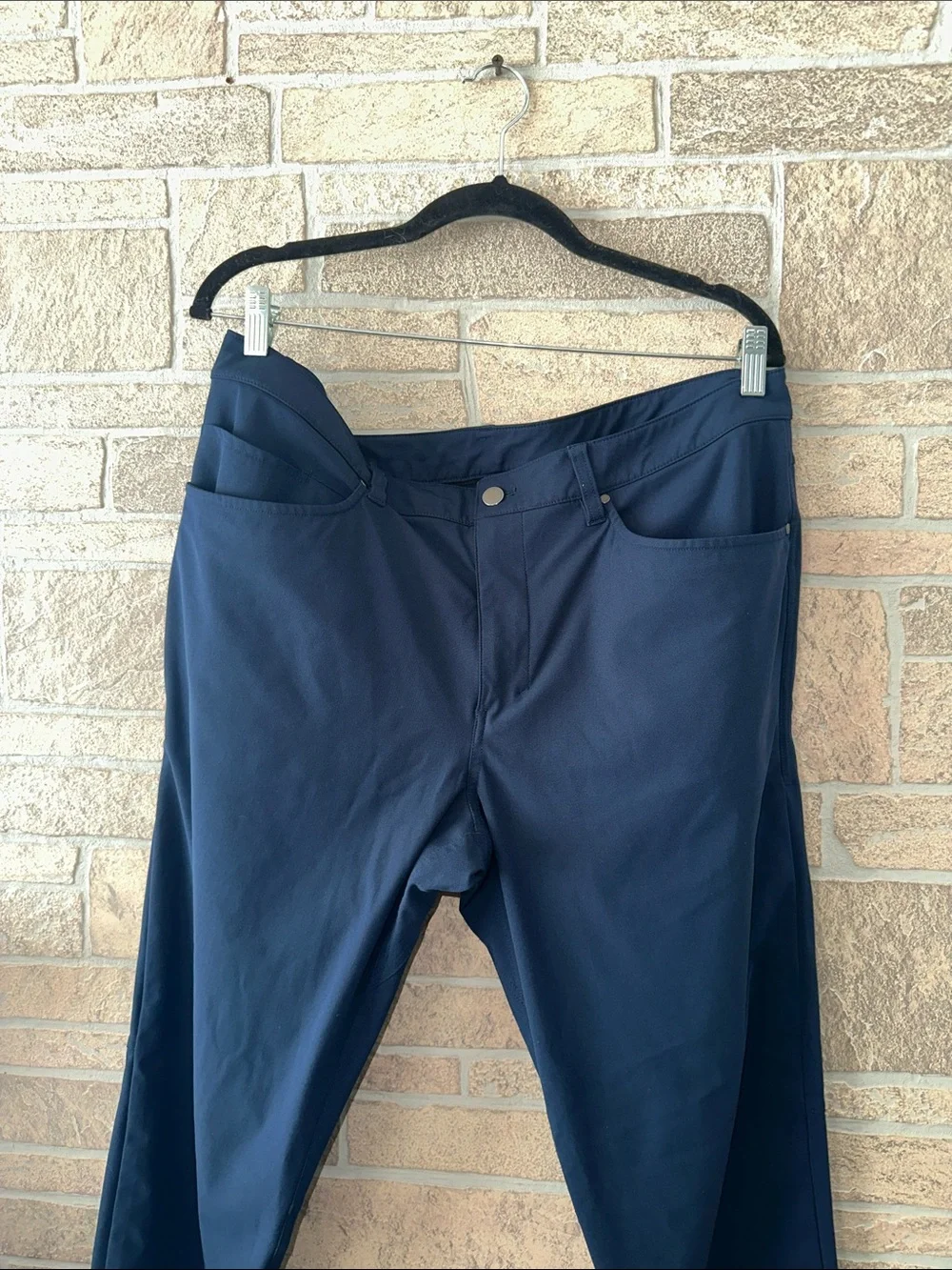 Lululemon ABC Pant Slim 30” Warpstreme Iron Blue 36